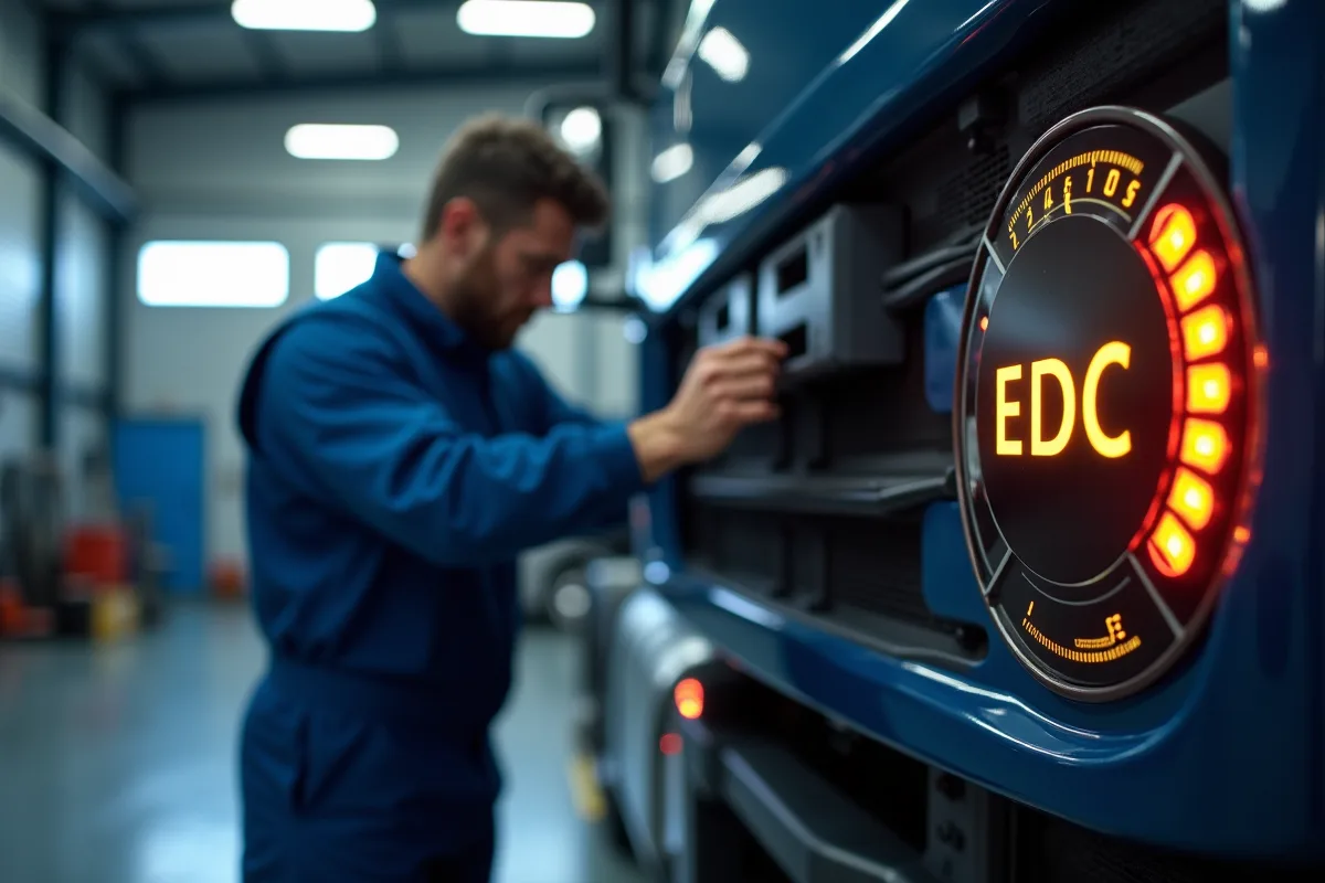 Voyant EDC clignotant sur un véhicule Iveco