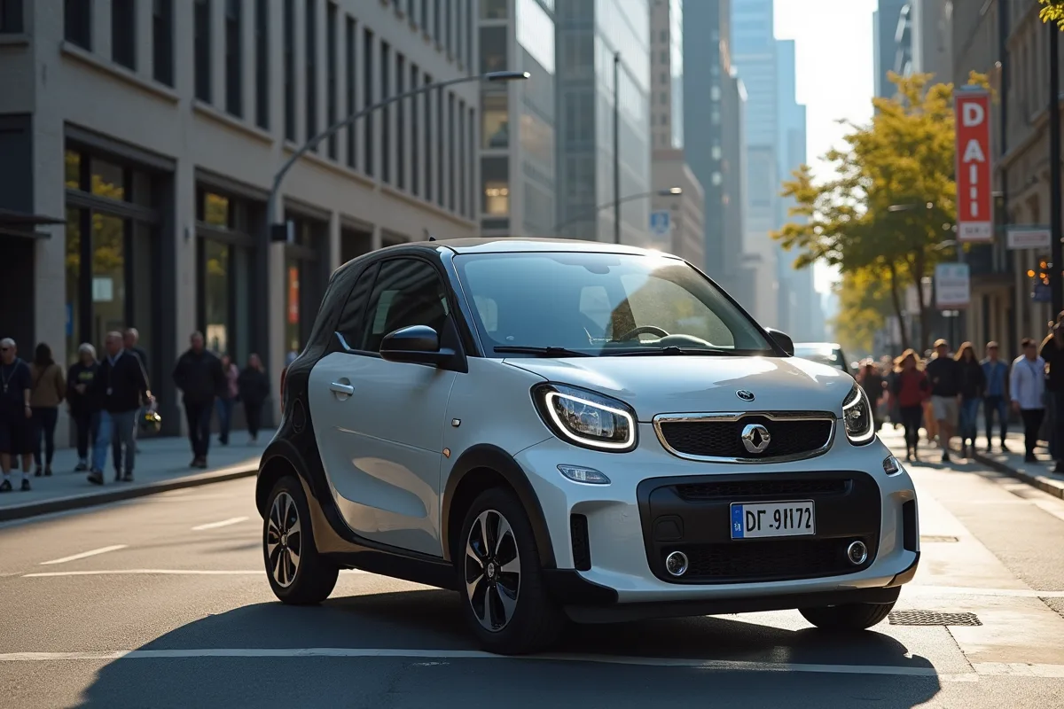 Voiture compacte adaptée à la conduite en milieu urbain