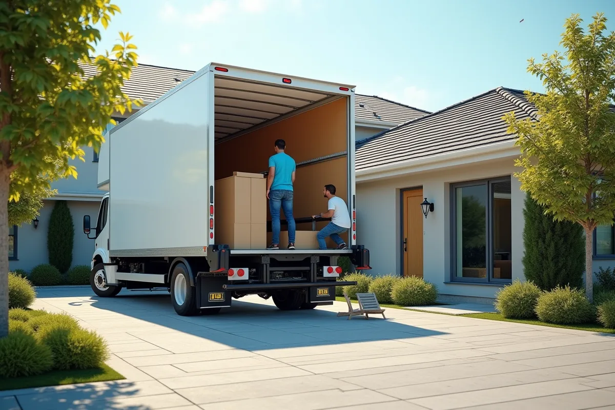 Camion de 25 m3 prêt pour un déménagement efficace et pratique